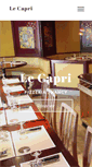 Mobile Screenshot of pizzeria-lecapri.fr